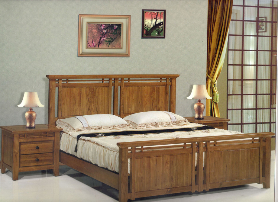 柚木全實木床檯