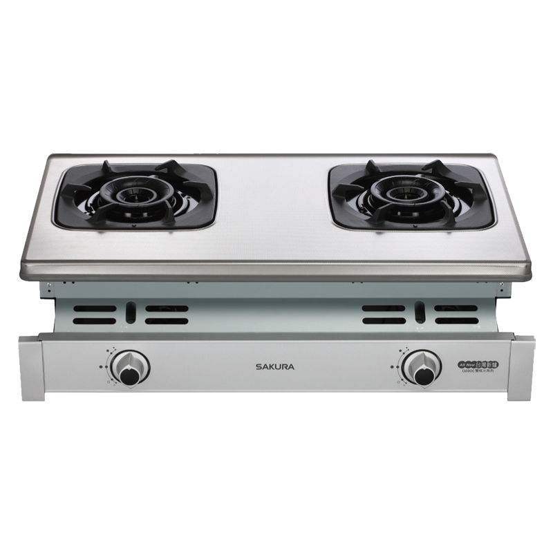 櫻花二口雙炫火珍珠壓紋崁入爐G6900S