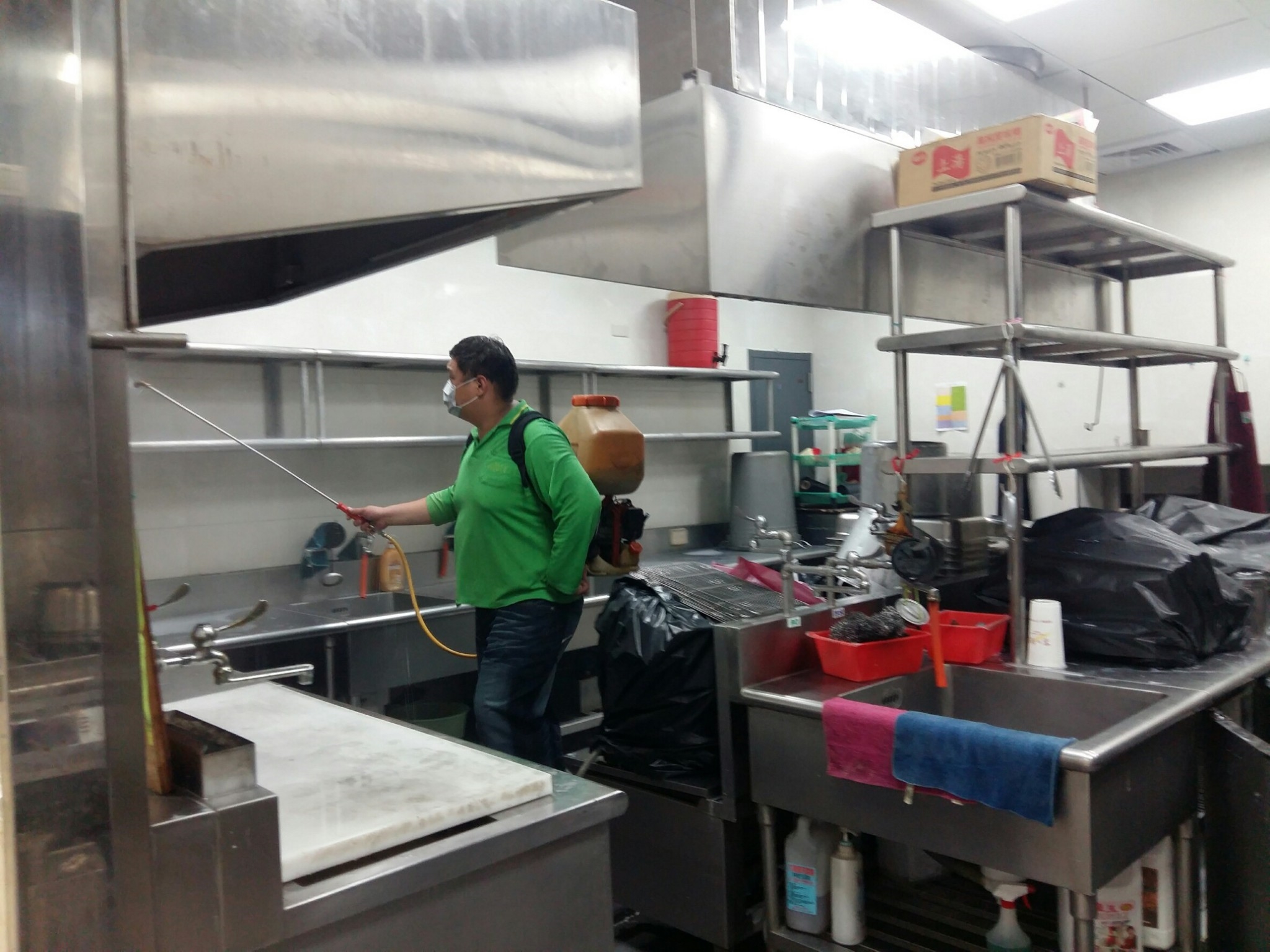 餐廳廚房除蟲消毒