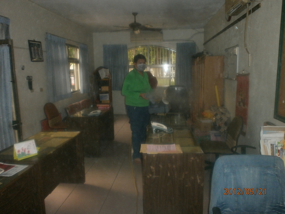 ULV冷煙霧機具消毒工程