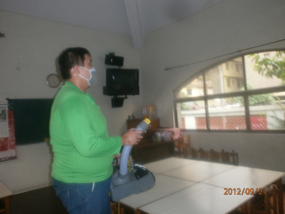 ULV冷煙霧機具消毒工程