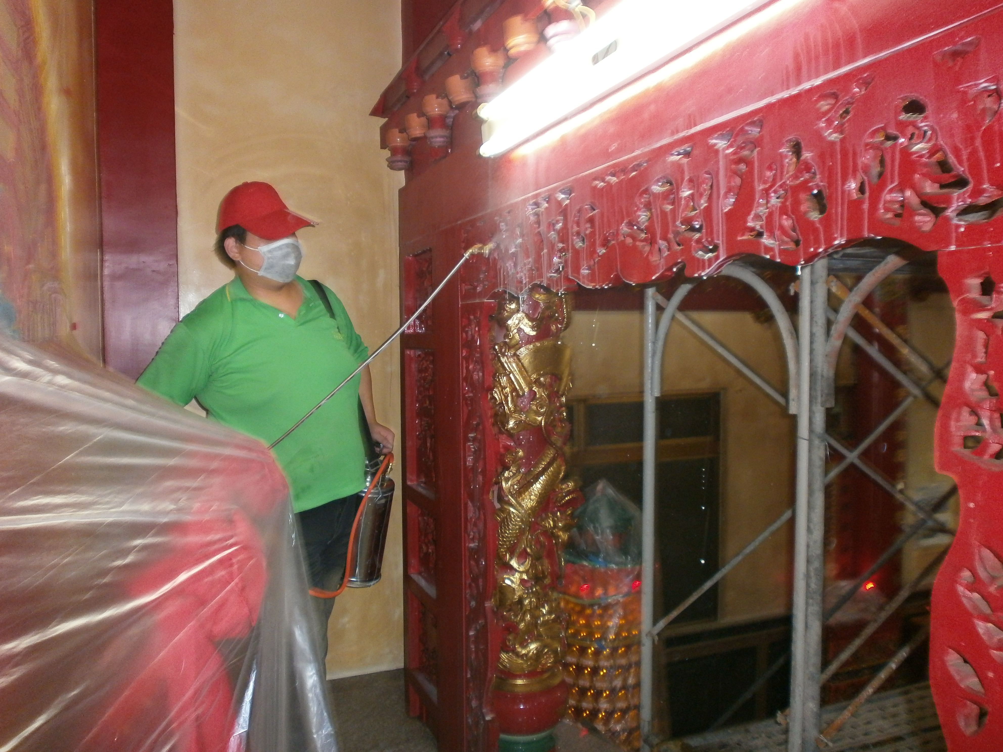 廟宇古蹟驅除白蟻