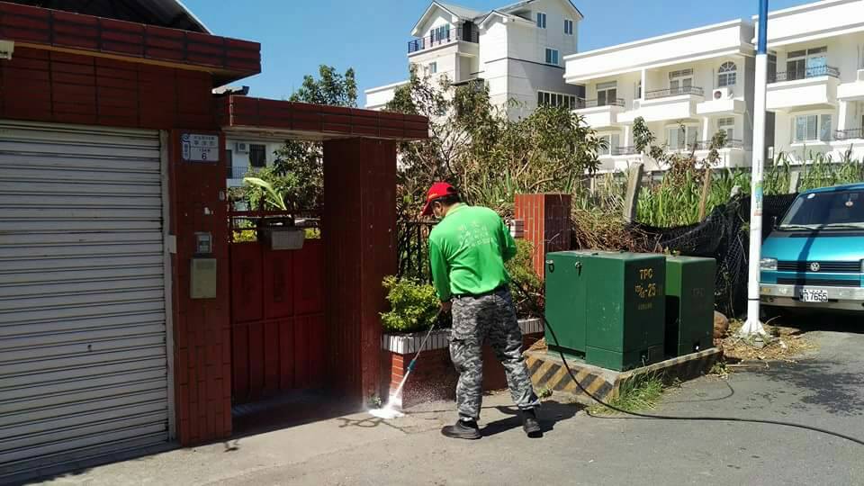 明亮消毒支援台東市災後環境消毒重建