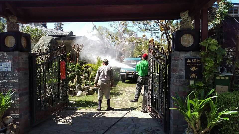 明亮消毒支援台東市災後環境消毒重建