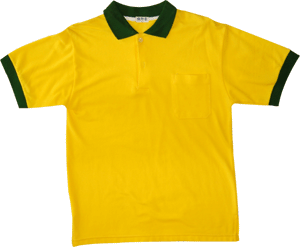 純棉POLO衫-黃色