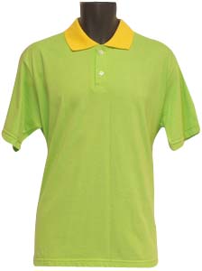 純棉POLO衫-淺綠色