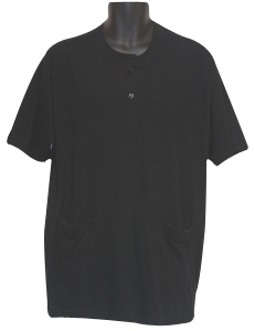 素面T恤-深黑色