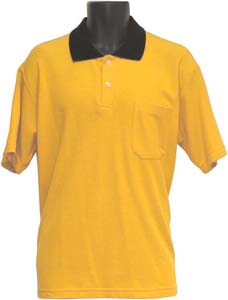 網眼POLO衫-米黃色