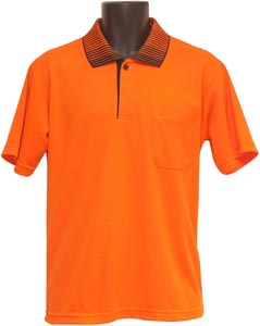排汗POLO衫-橘色