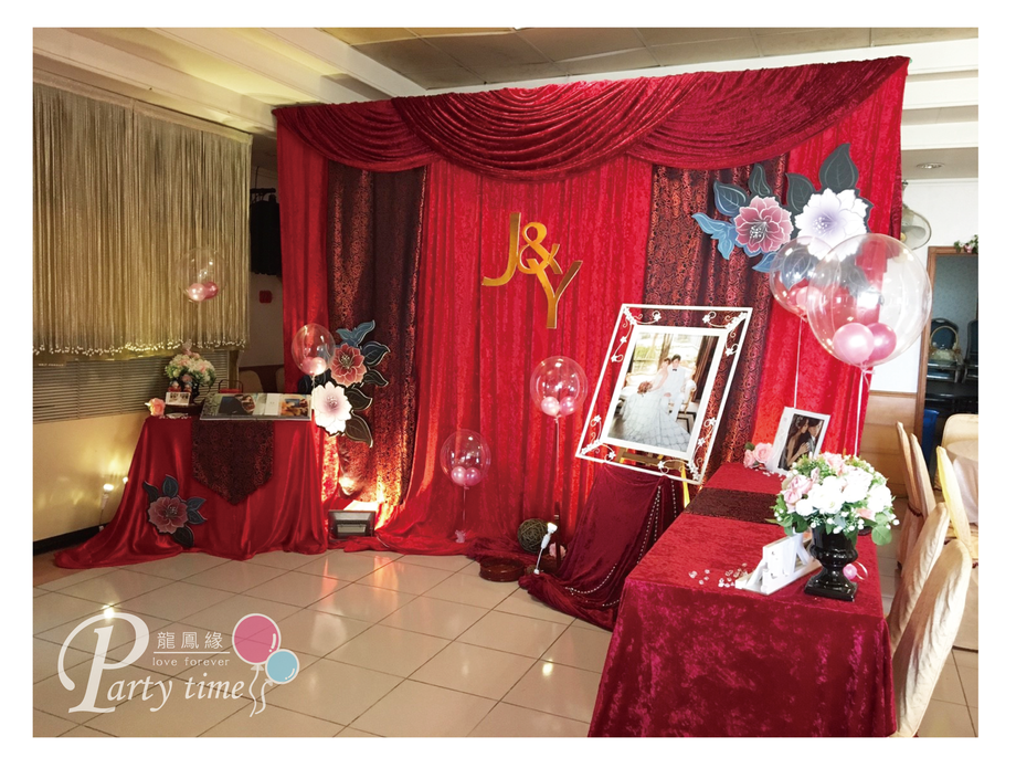 傳統紅囍風拉布$9000