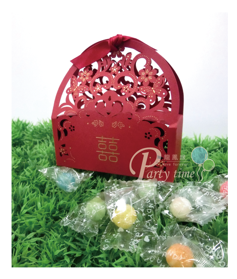 燙金雕花喜糖盒(不含糖果)