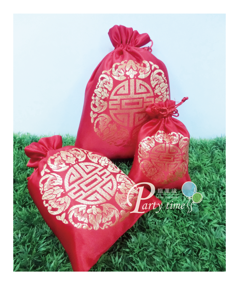 織錦緞喜袋(小)/個