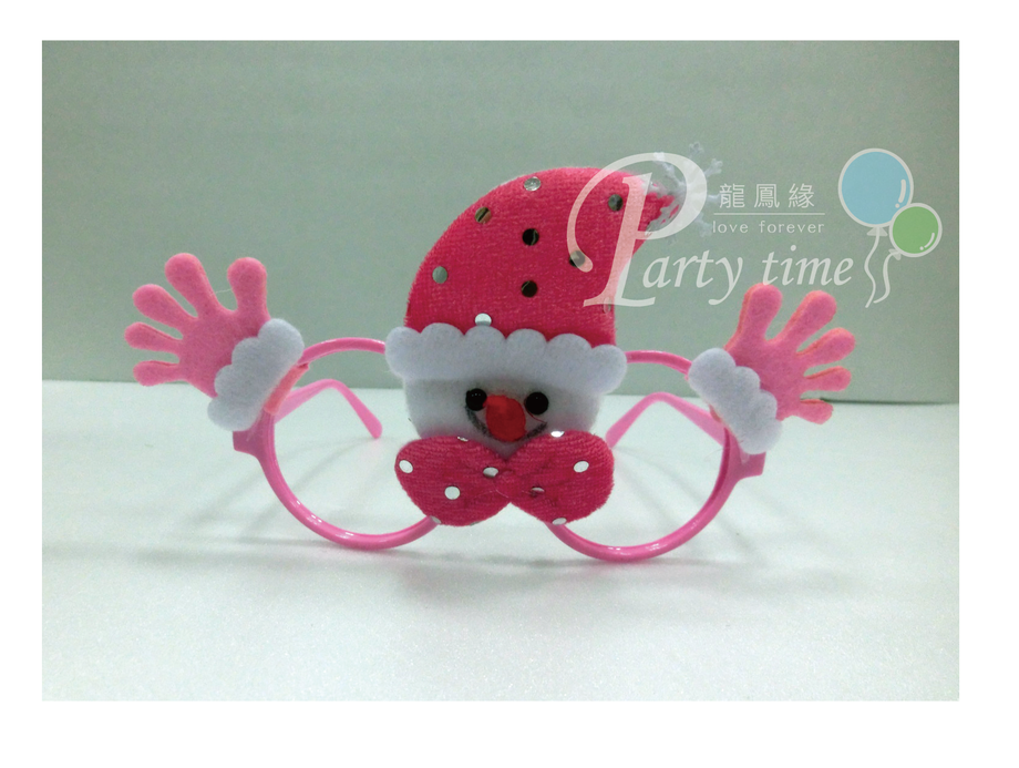 聖誕雪人造型眼鏡