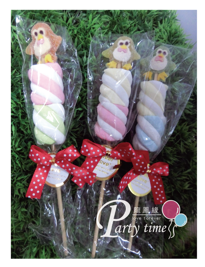 企鵝螺旋棉花糖/隻