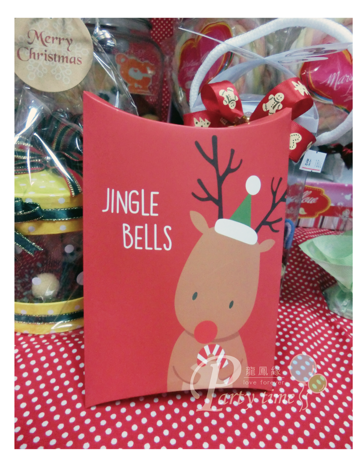 聖誕馴鹿糖果紙盒