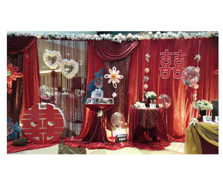 中國囍紅色拉布風(8米)13,000up