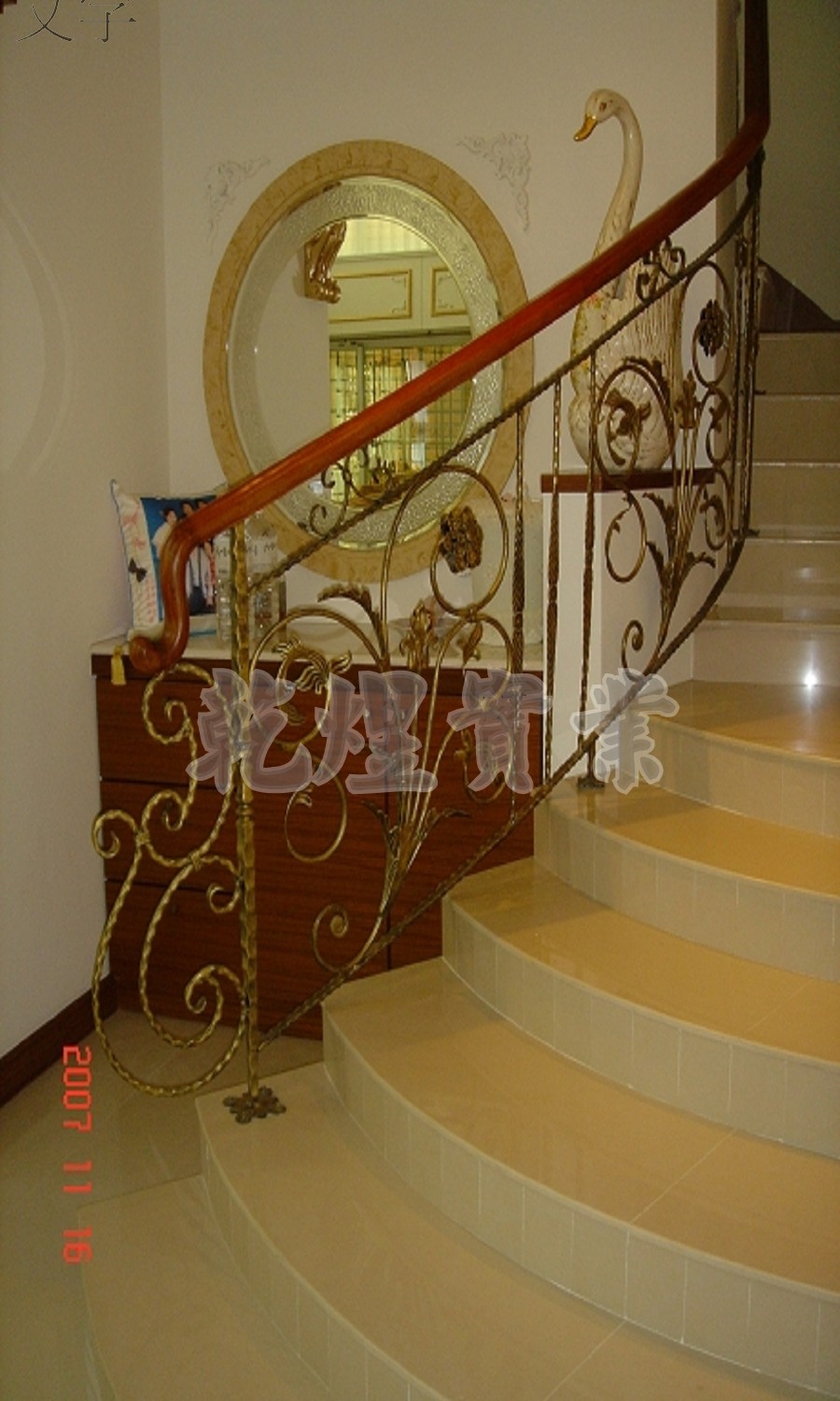 客製化鍛造扶手0054