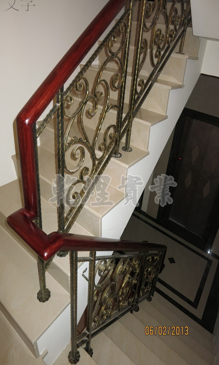 客製化鍛造扶手0179