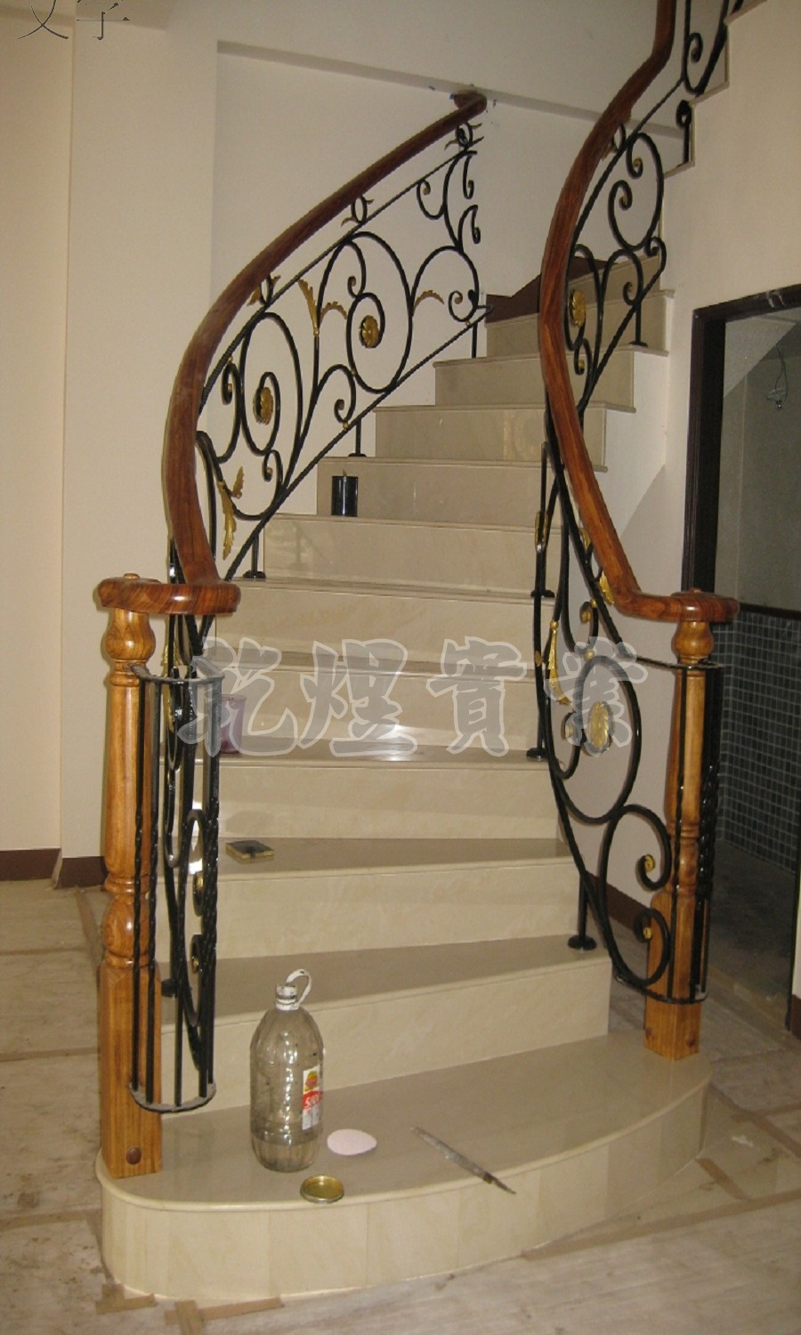 客製化鍛造扶手0133