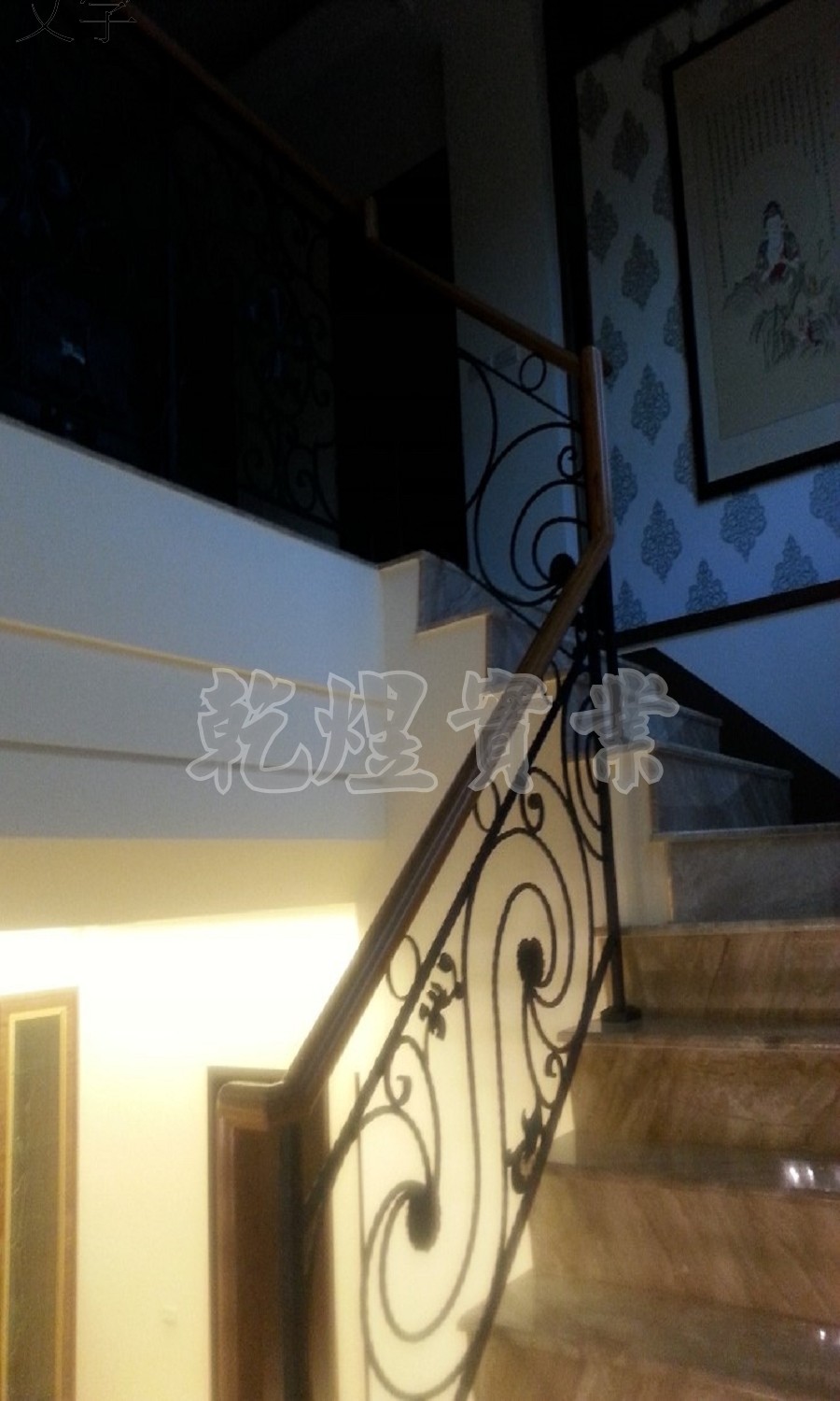 藝術鍛造扶手0015