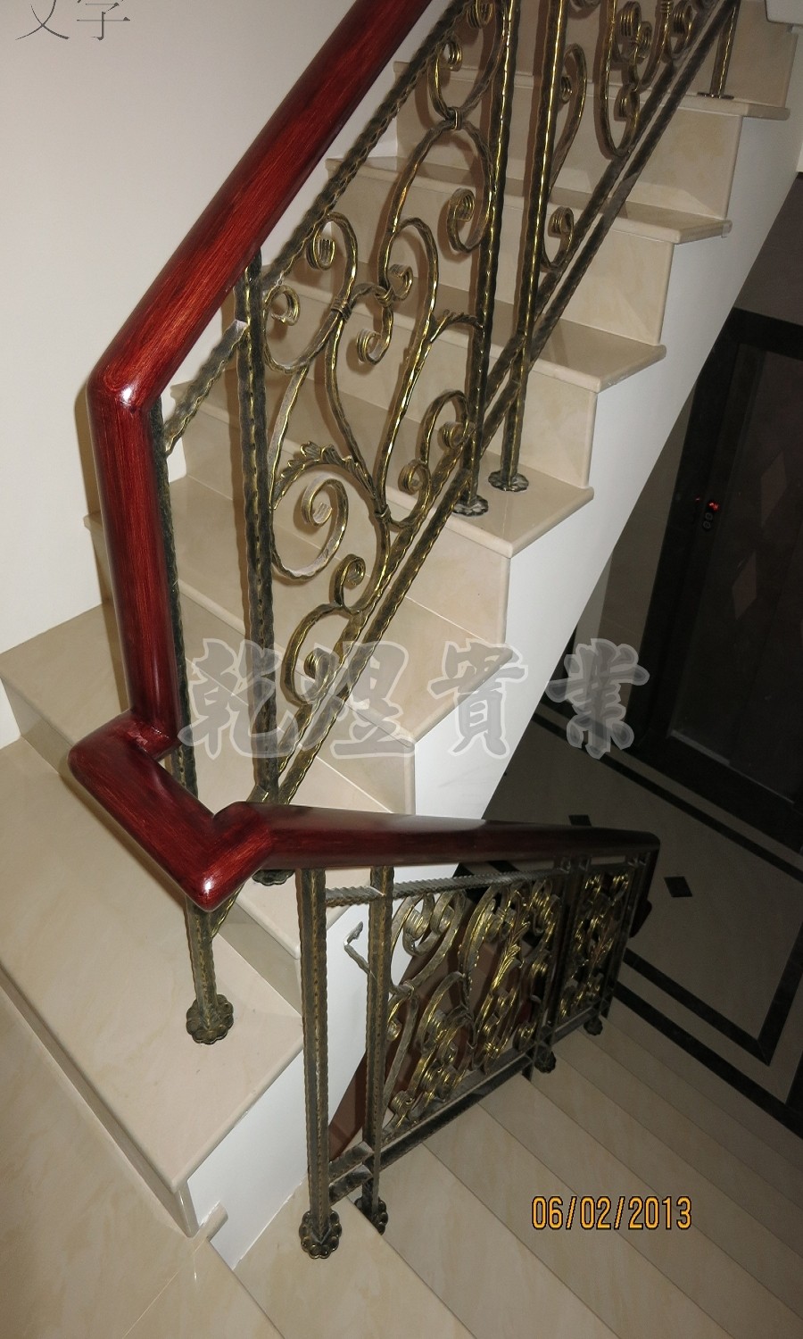 客製化鍛造扶手0178