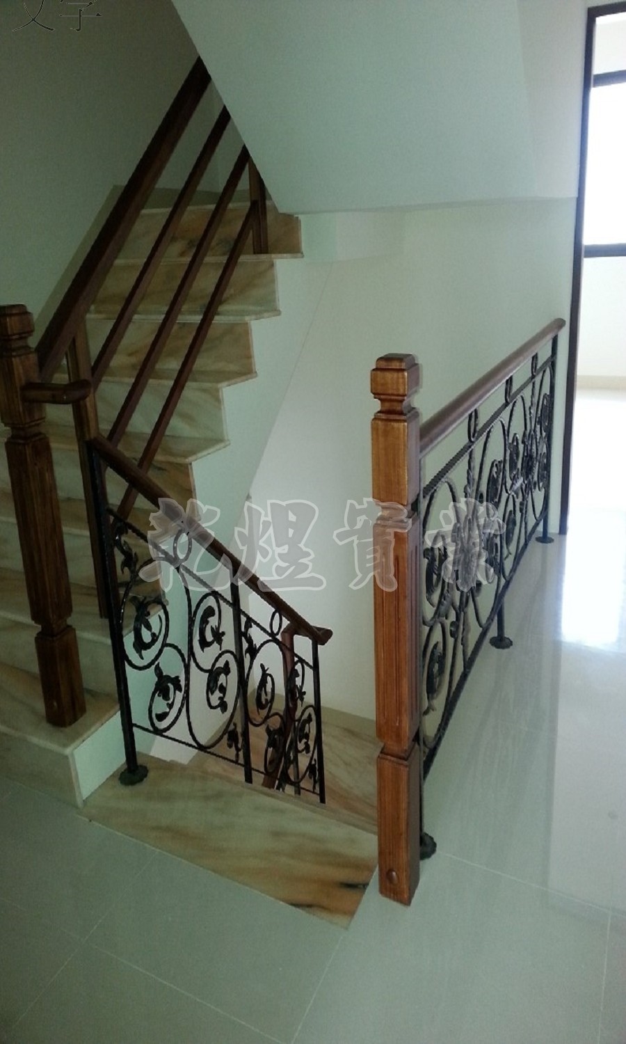 藝術鍛造扶手0025