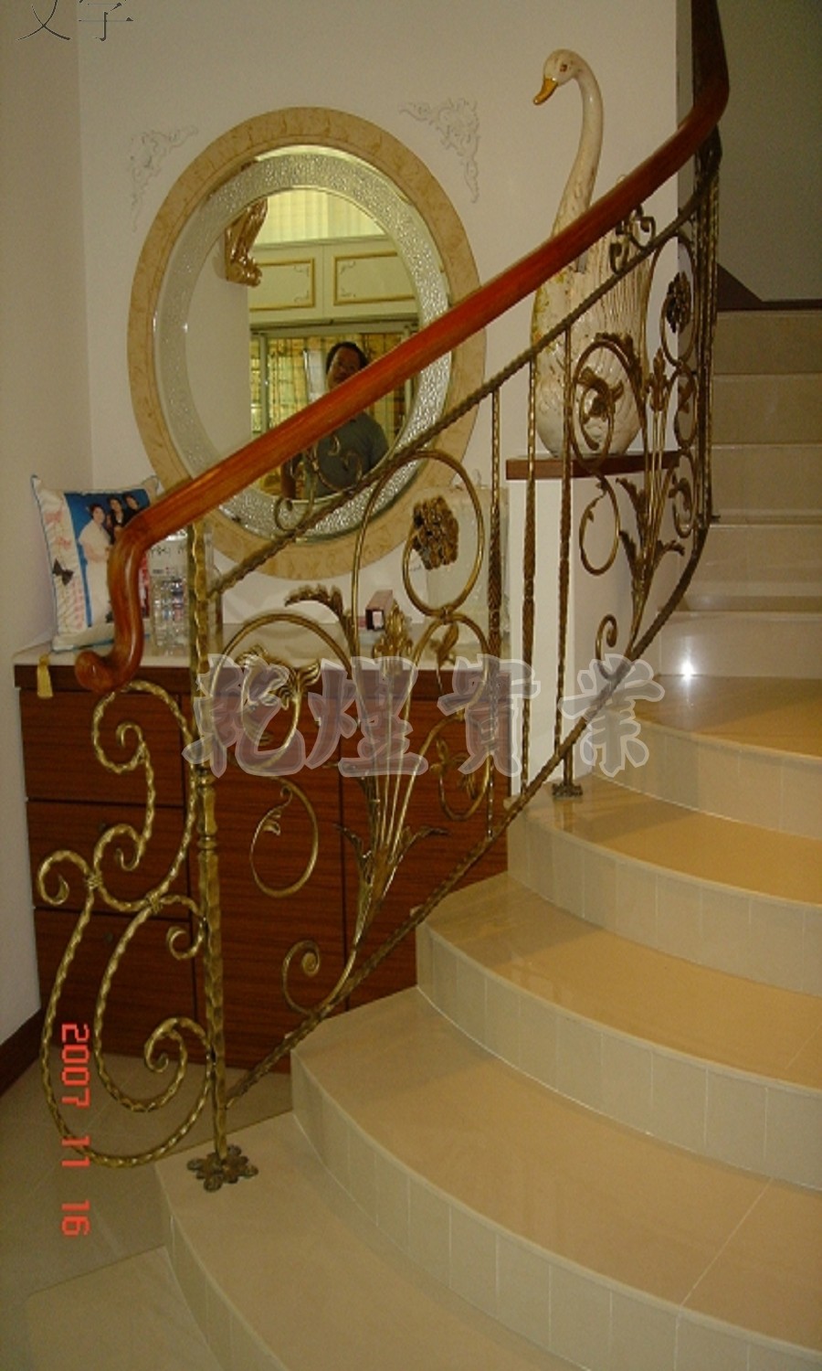 客製化鍛造扶手0055