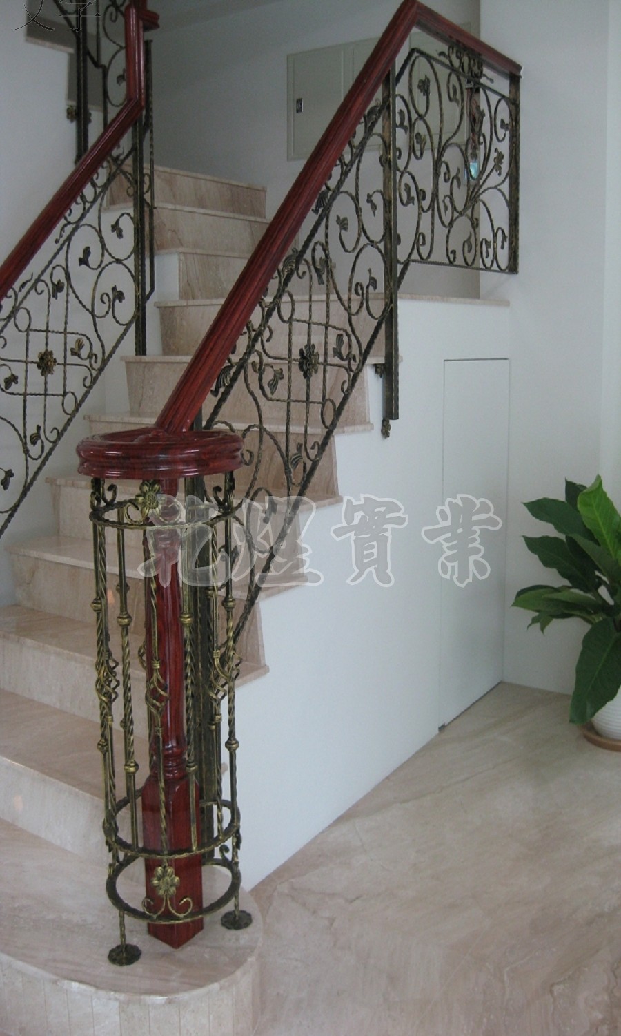 純手工鍛造扶手0096