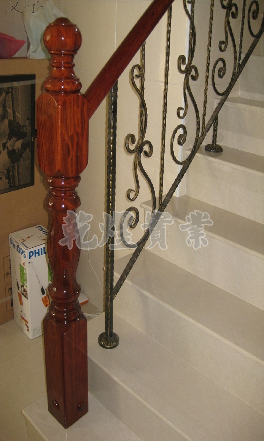 純手工鍛造扶手0077