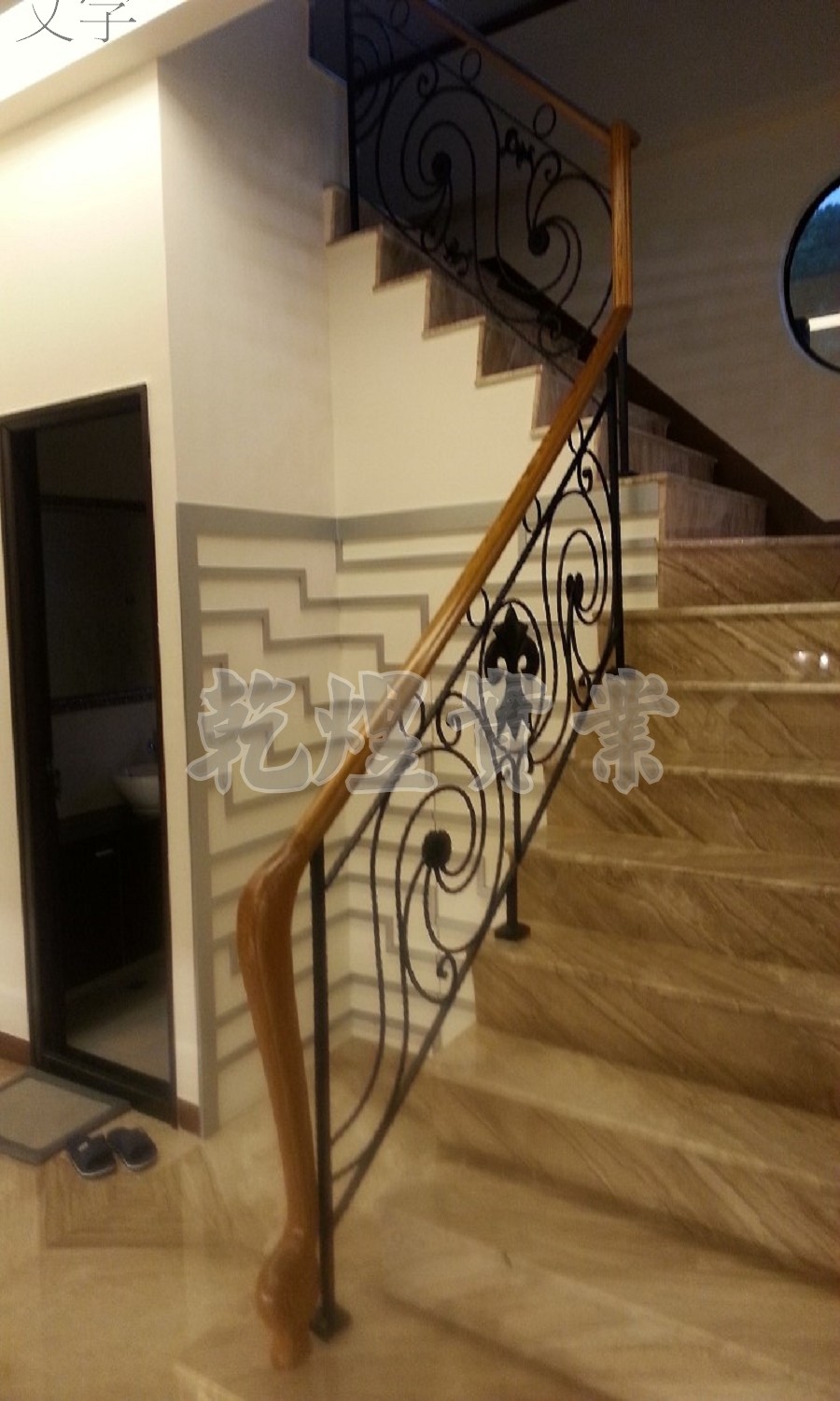 藝術鍛造扶手0014
