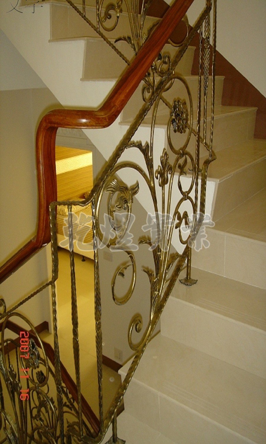 客製化鍛造扶手0064