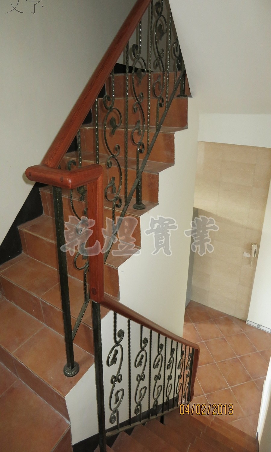 客製化鍛造扶手0159