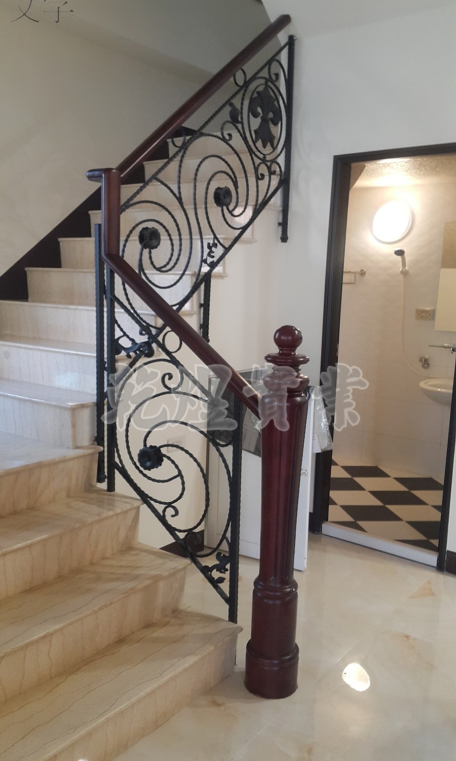樓梯鍛造扶手0079