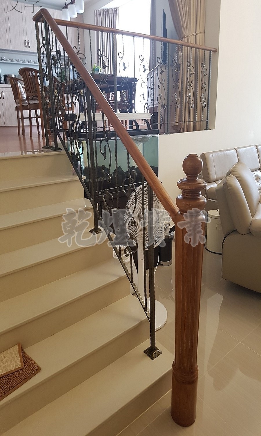 樓梯藝術扶手0023