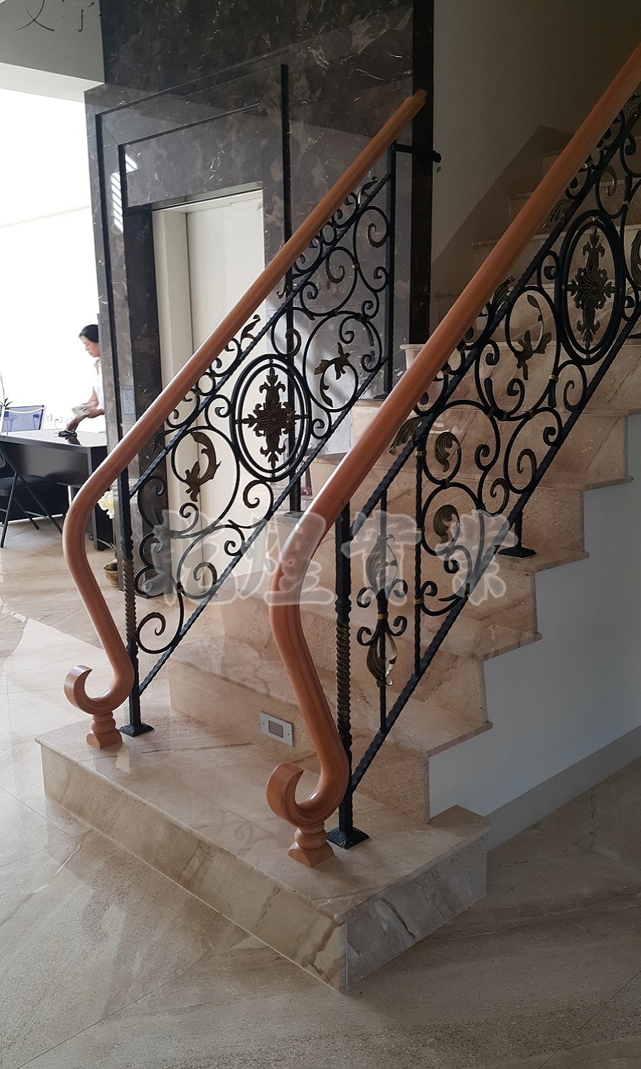 藝術鍛造扶手0096