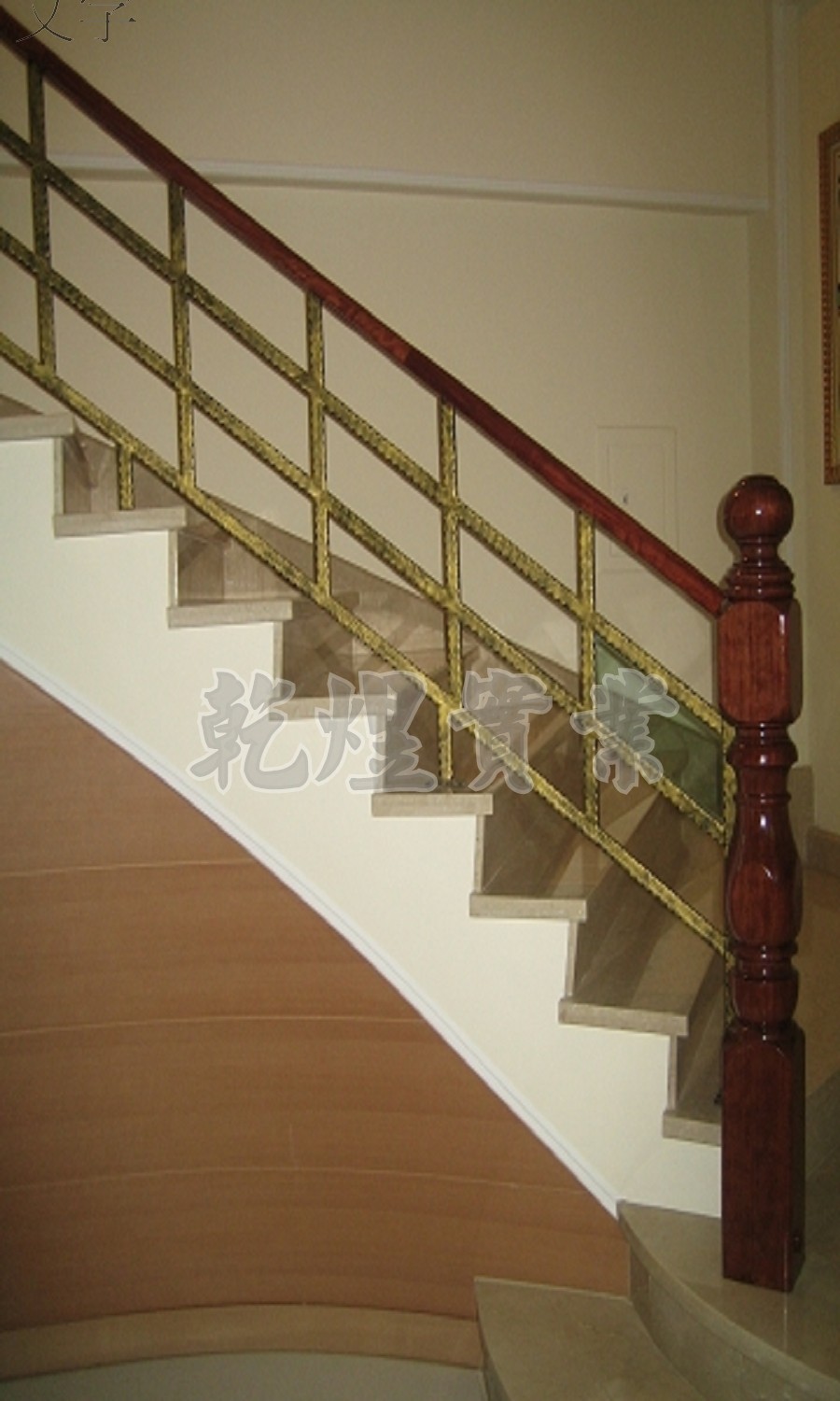 純手工鍛造扶手0007