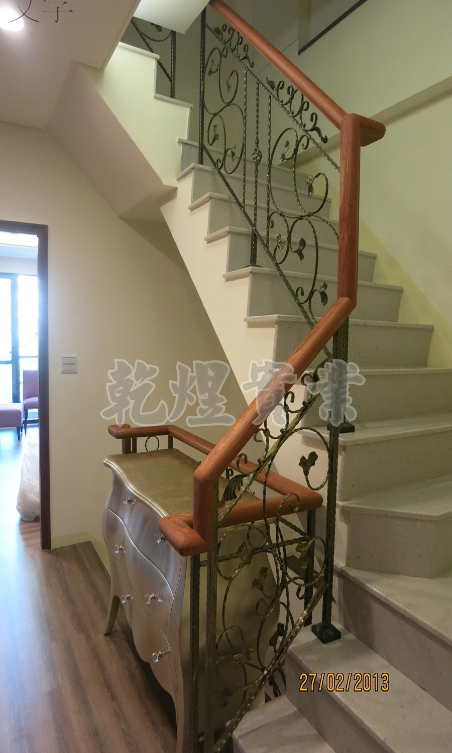 純手工鍛造扶手0074