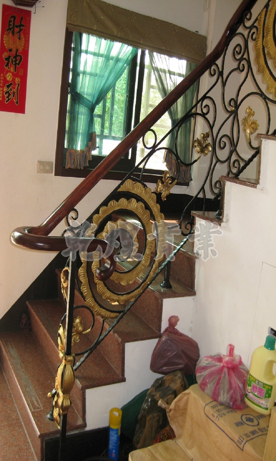 純手工鍛造扶手0176