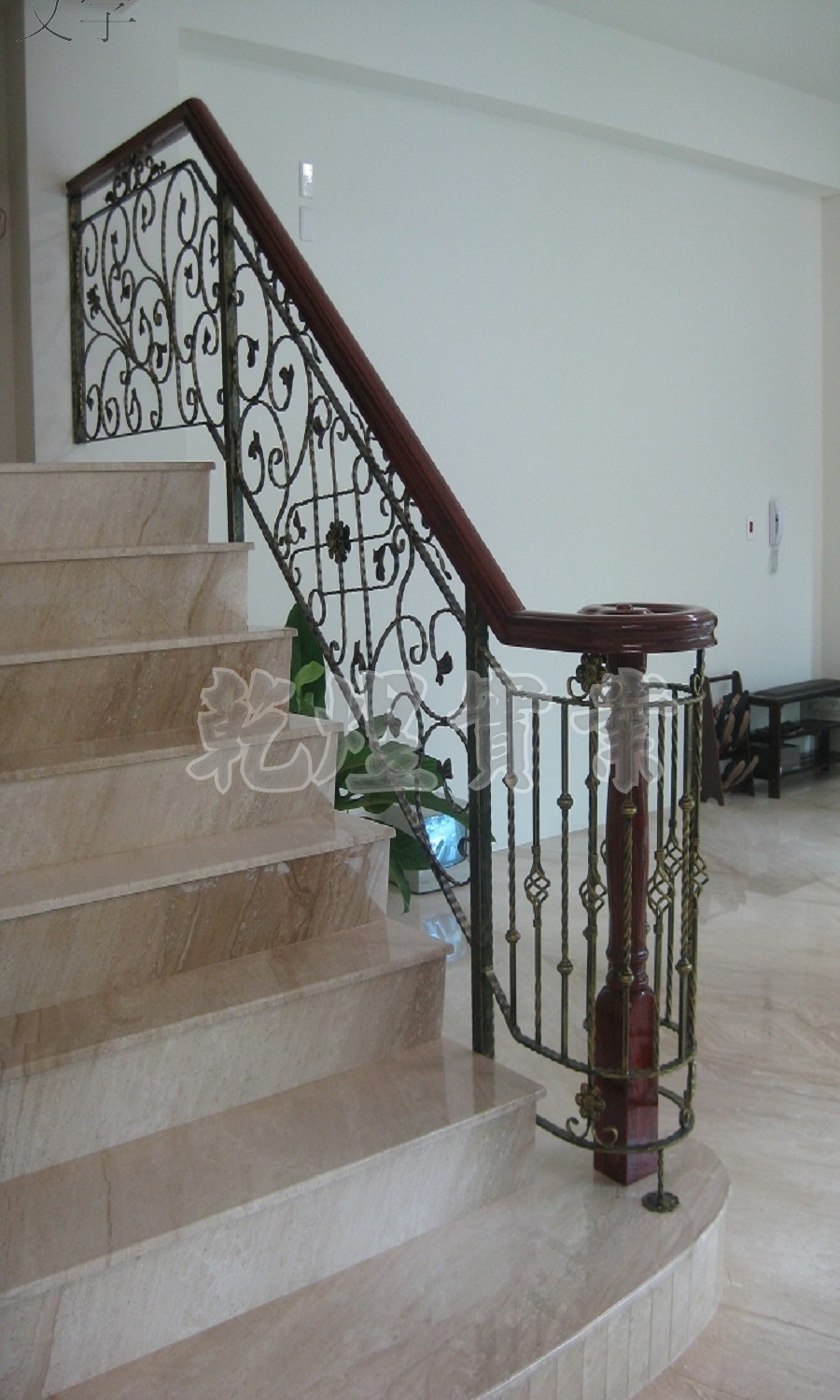 純手工鍛造扶手0093