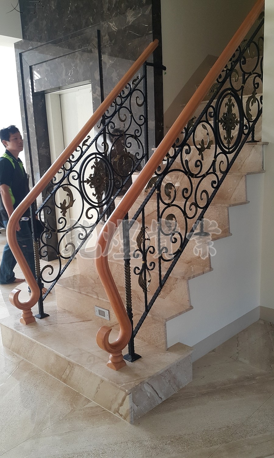 藝術鍛造扶手0097