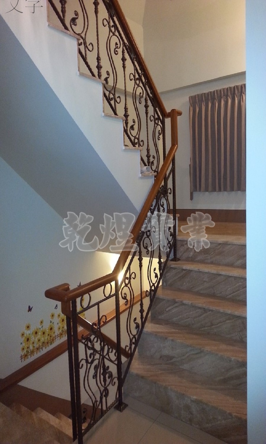 藝術鍛造扶手0048