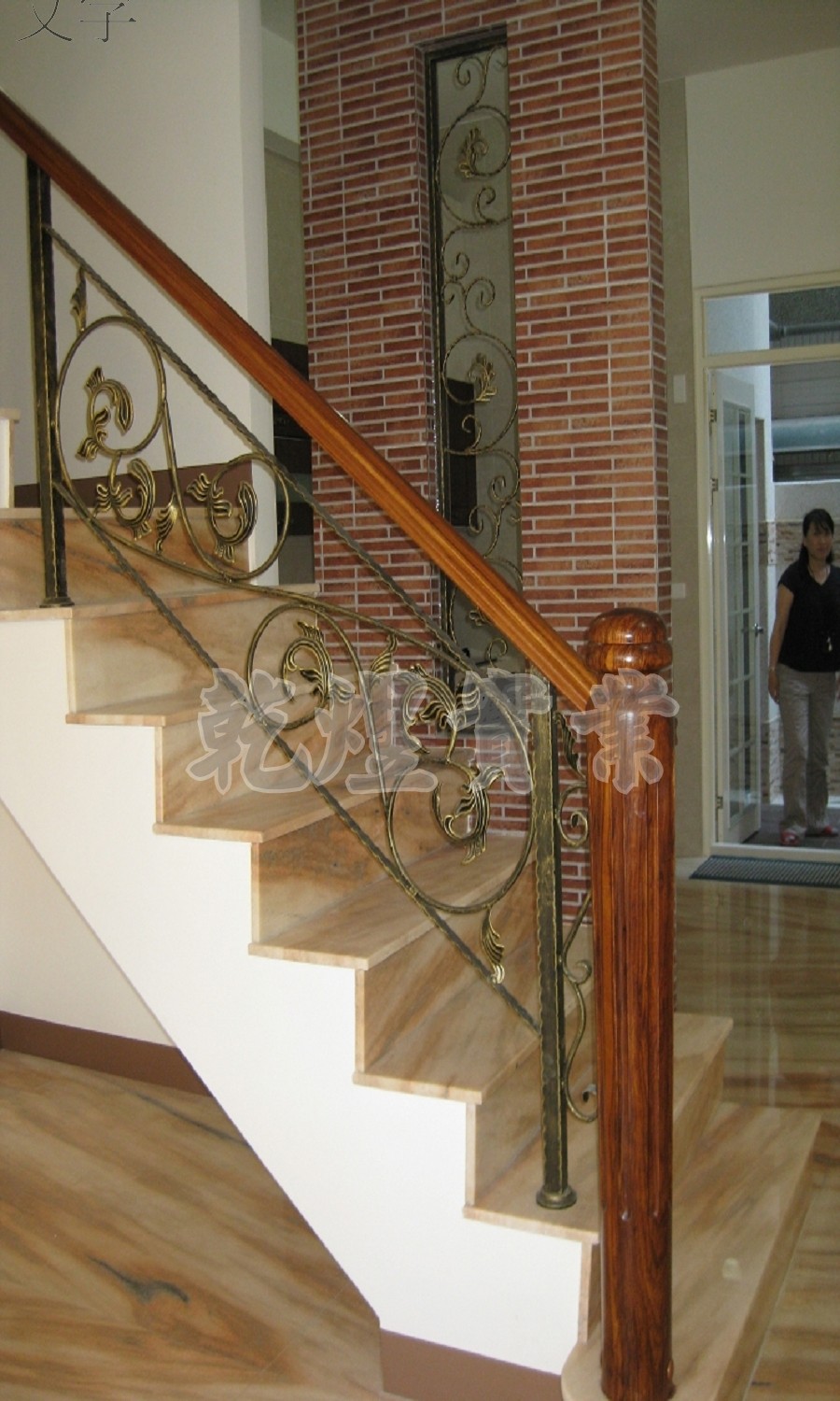 純手工鍛造扶手0086