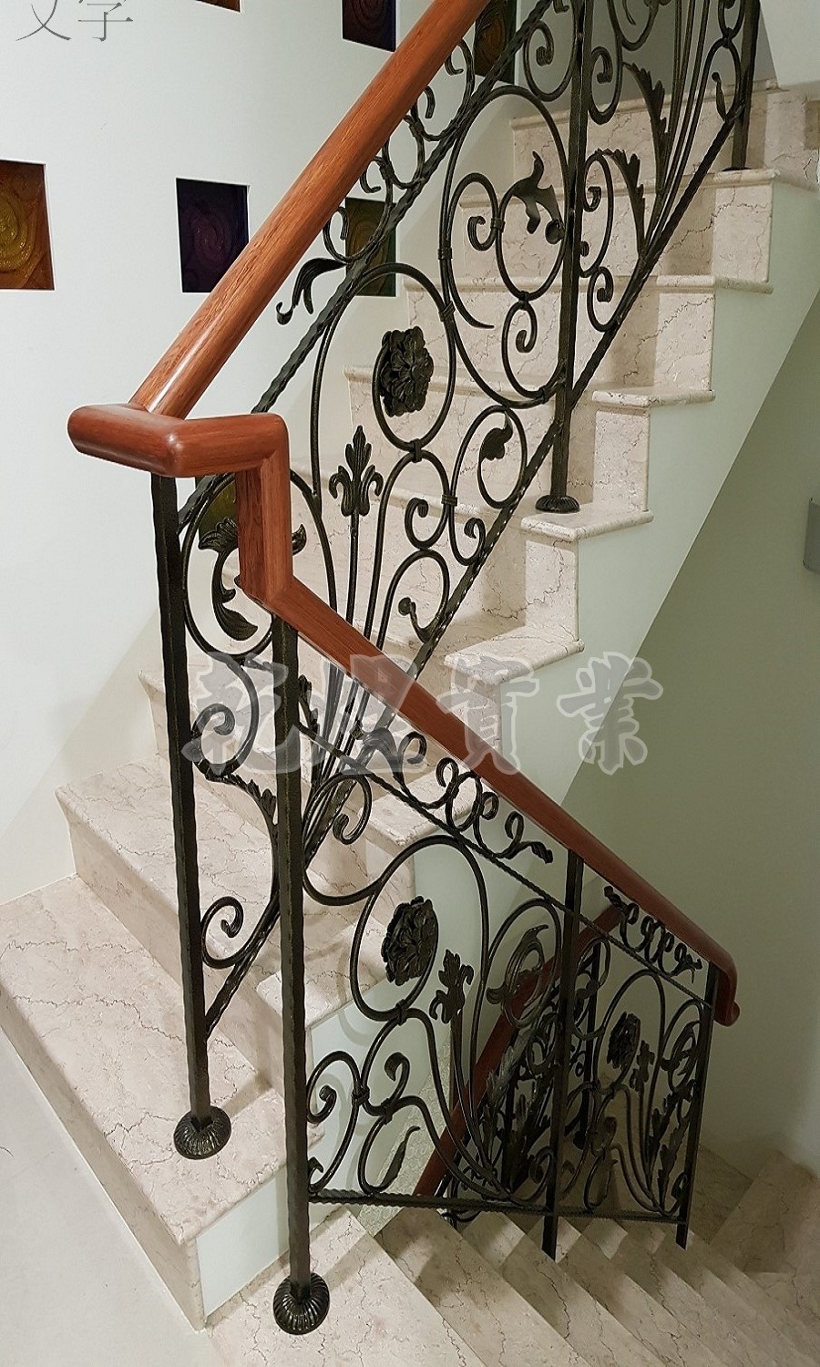 樓梯藝術扶手0078