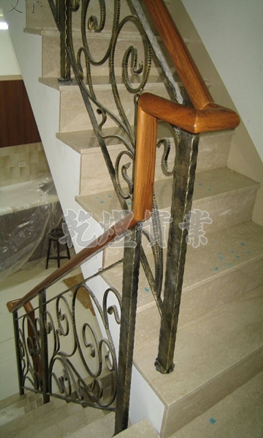 純手工鍛造扶手0014