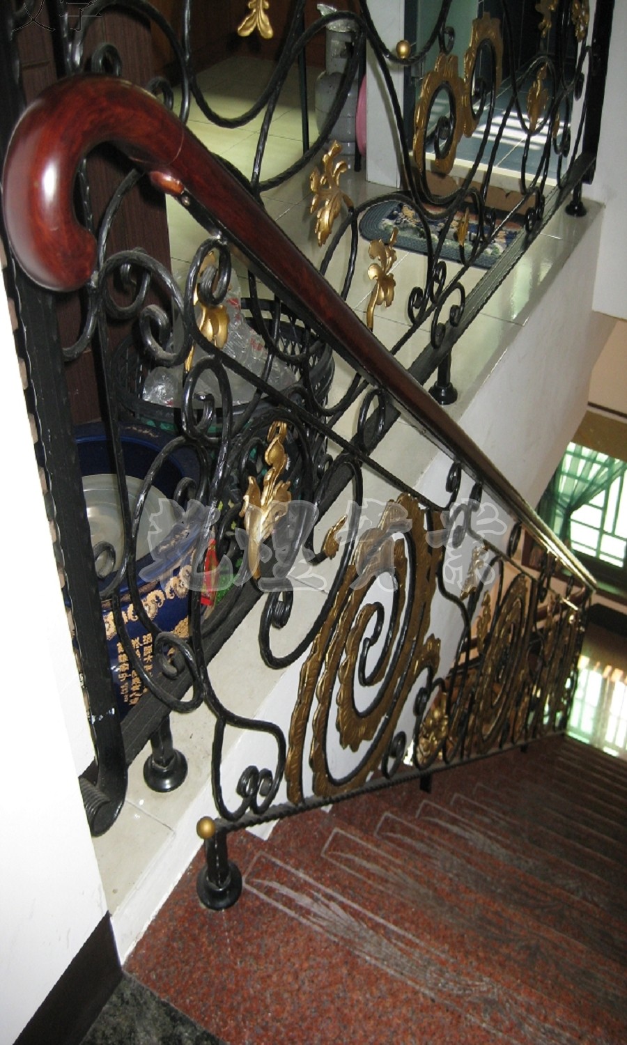 純手工鍛造扶手0177