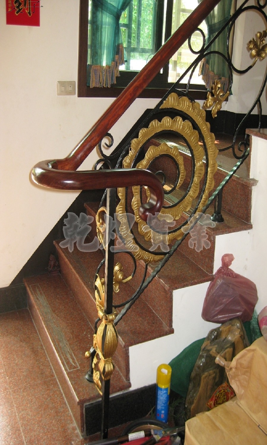 純手工鍛造扶手0175