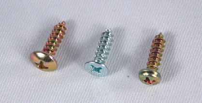 鐵板牙螺絲,大扁,圓頭,皿頭