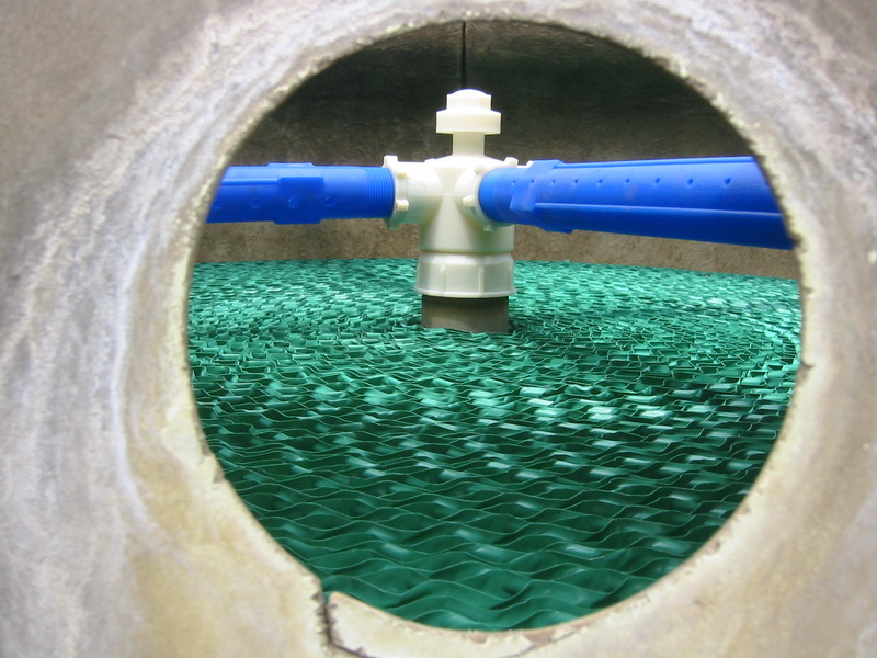 冷卻水塔散熱片更換