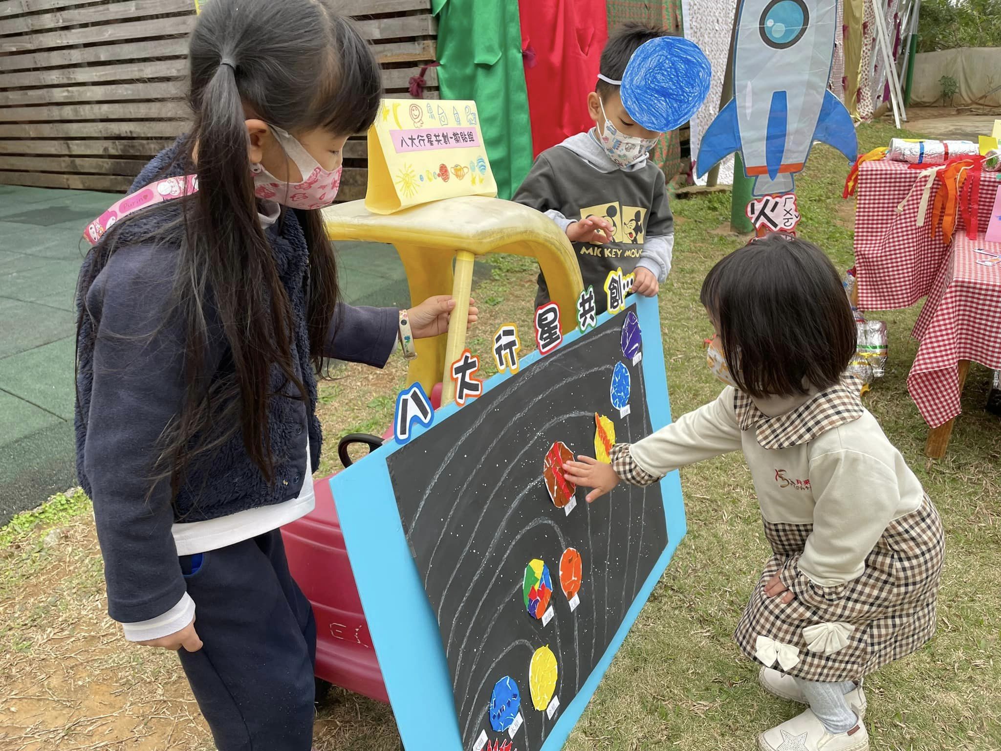 主題課程成果展-幼兒作品布展與參觀導覽