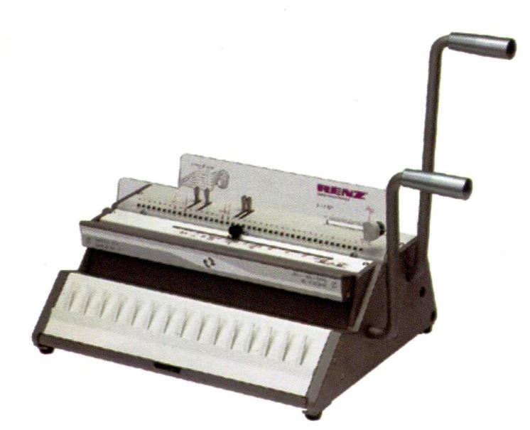 手動雙鐵圈裝訂機